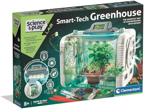 Clementoni Smart-Tech Greenhouse – Interactive STEM Plant Science...