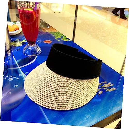 BESPORTBLE Summer Empty Sun Protection Hat for Lightweight Outdoor Activities Straw Cap Beige Creative Design for Boys and Stylish and Durable Summer Hat2