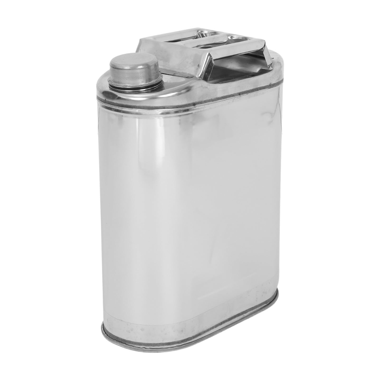 Edelstahleimer 10 L Silber mit Ventil und Griff für Kontrolliertes Gießen