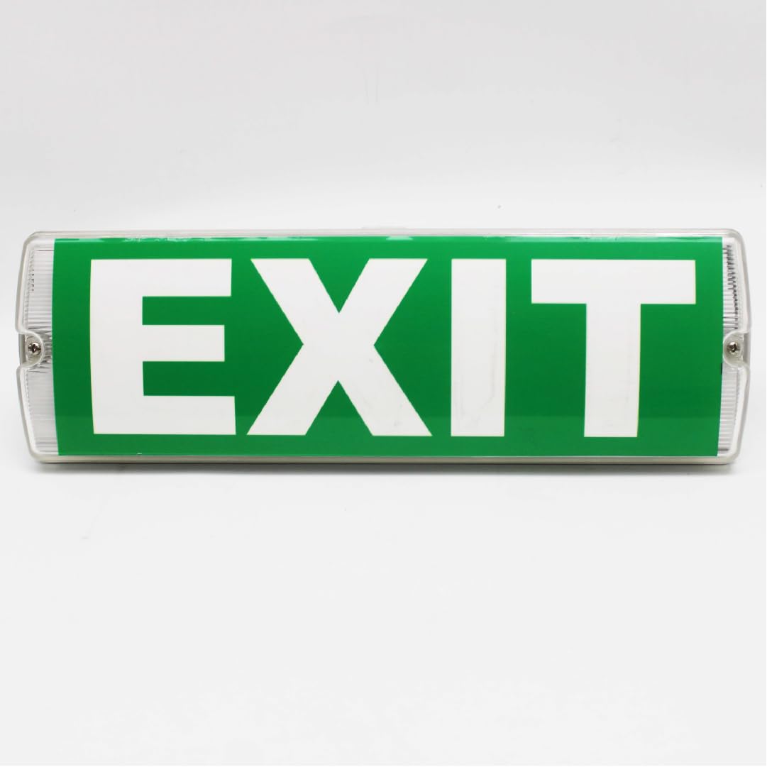 LED Emergency Exit Sign Light | Ceiling Wall Mounted | Bulkhead Emergency Light |CLEARWAY (EXIT)