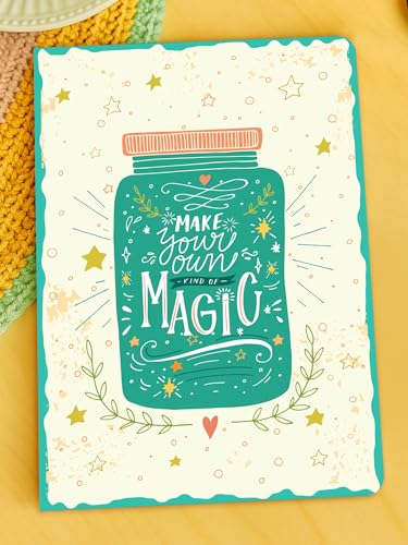 Image of DOODLE A5 Undated Planner Notebook - 160 Pages (12-Month Planner + Notes), Soft Cover Journal with 80 GSM Paper - Motivational Quote Design, Compact Diary for Work, Study, Travel & Gifting