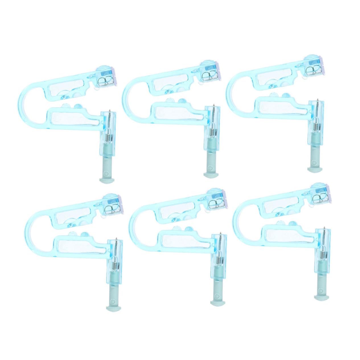 TOVINANNA Ear Piercing Tool 6pcs Disposable Ear Piercing Kit Painless Easy Application Perfect for Salon Home