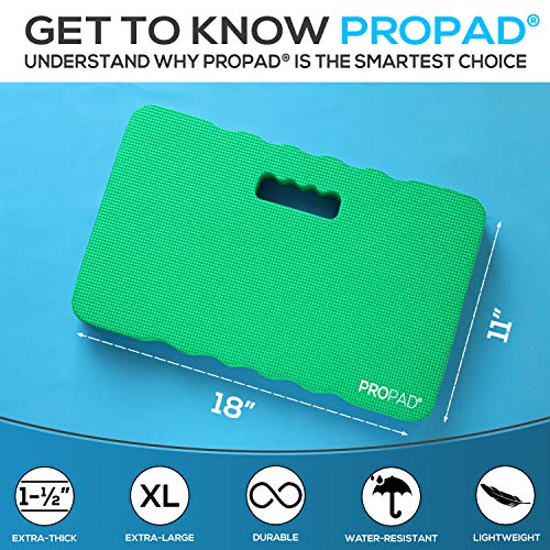 Thick Kneeling Pad, Garden Kneeler For Gardening, Bath Kneeler For Baby Bath, Kneeling Mat For Exercise & Yoga, Knee Pad For Work, Floor Foam Pad, Extra Large (Xl) 18 X 11 X 1.5 Inches, Green #TOP2