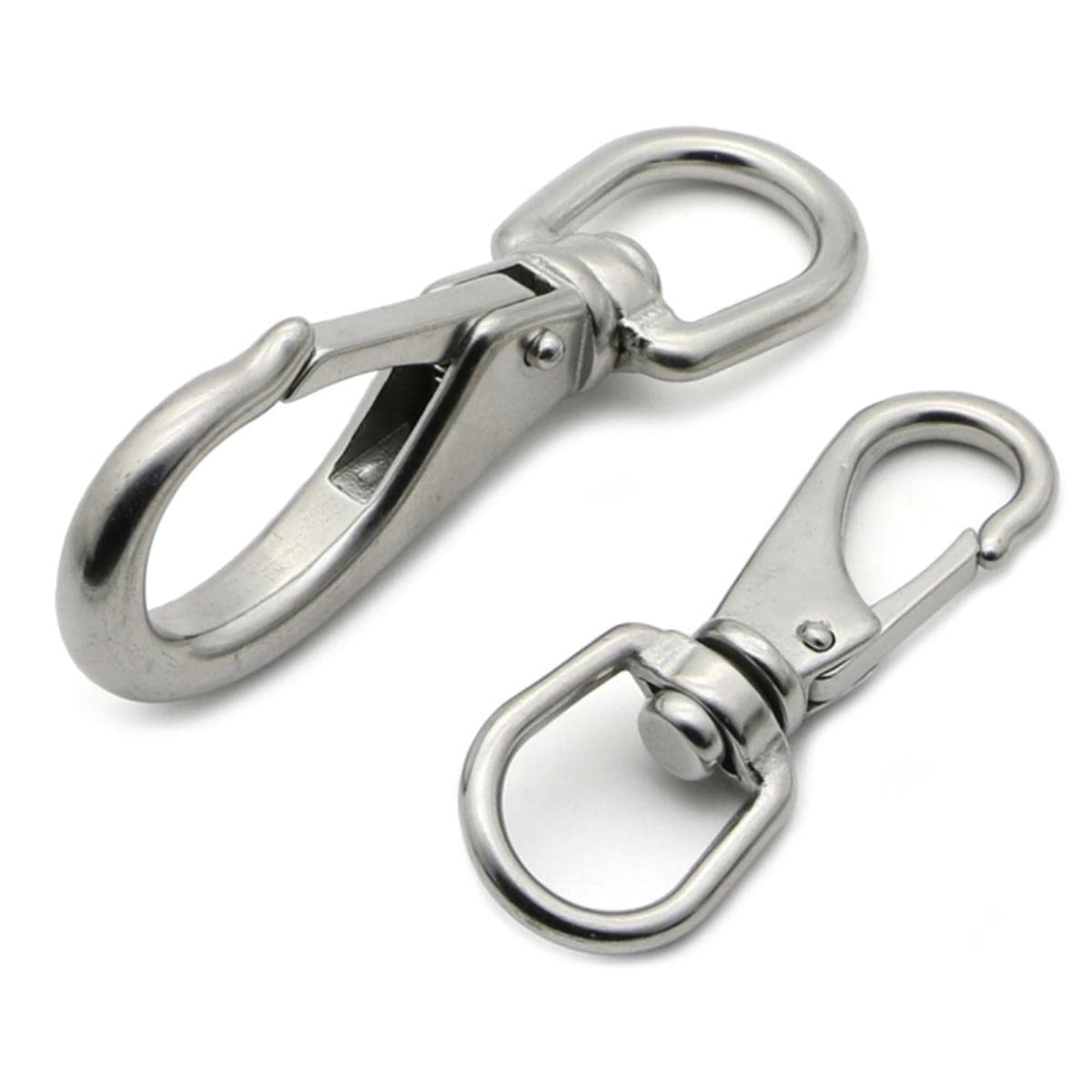 Mousqueton 40mm Lot De 30 Mousquetons En Aluminium - 40mm, Argenté