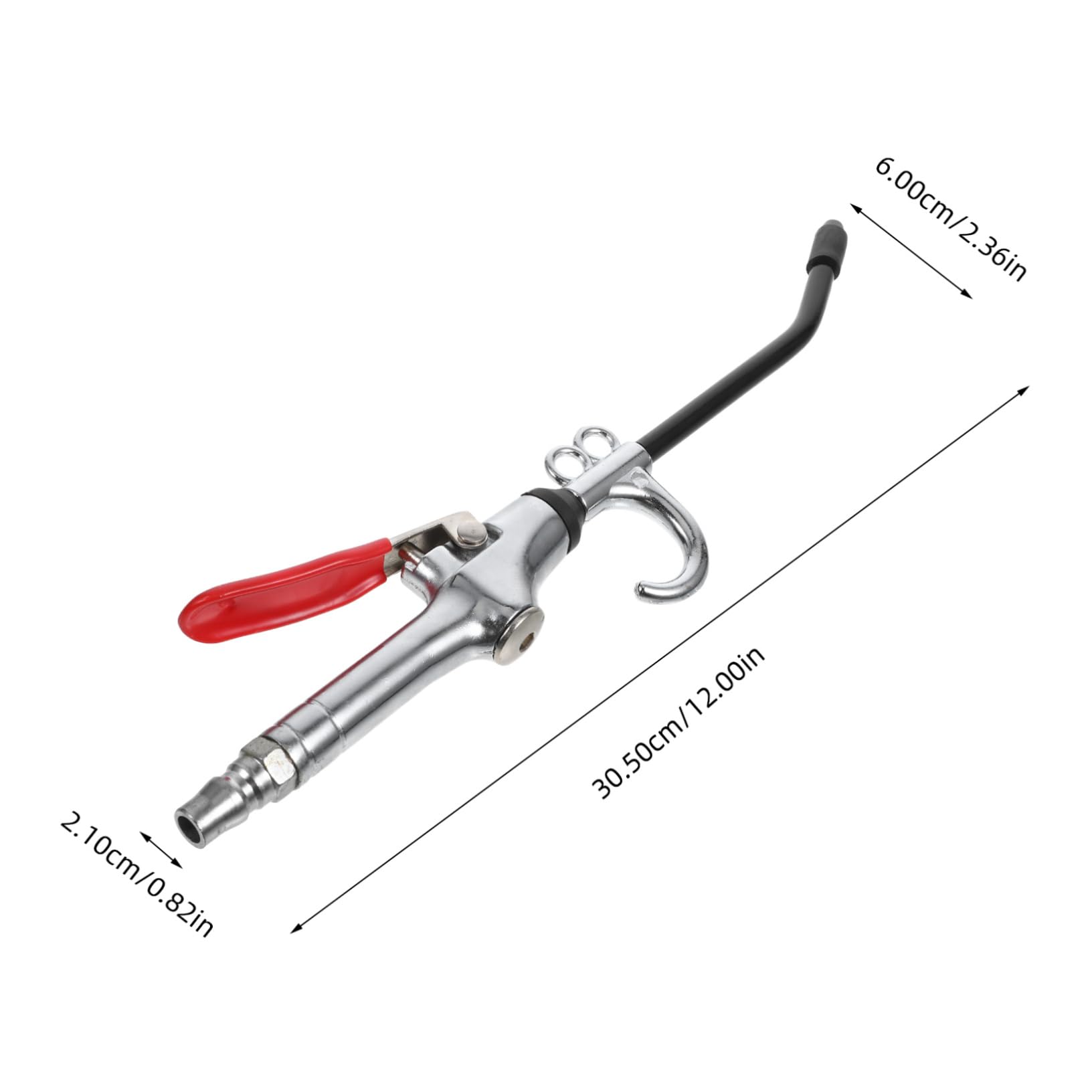 Gatuida 5pezzi Compressore Aria Professionale Con Ugello Per Soffiaggio Accessorio Per Pulizia Interni Auto e Altro Alta Pressione Sicurezza Antiscottatura Flusso Aria Potente