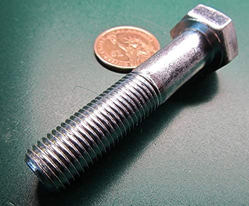 8.8 Zinc Steel Hex Bolts PT M14 x 1.5 mm x 65 mm Long 3 pcs