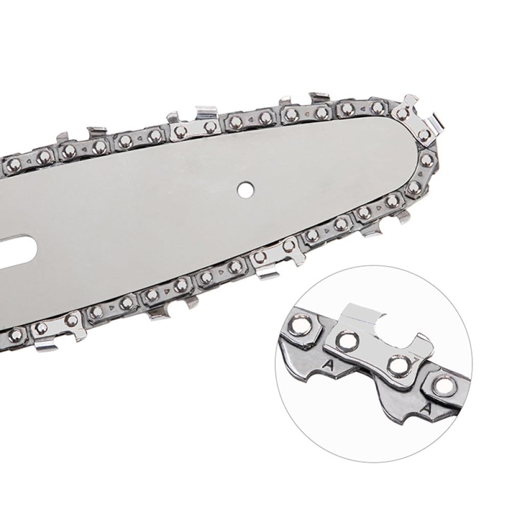 1 pz 4 6 8 pollici catene per motoseghe in acciaio catene per accessori per motoseghe elettriche catene di ricambio per motoseghe elettriche, 8 pollici