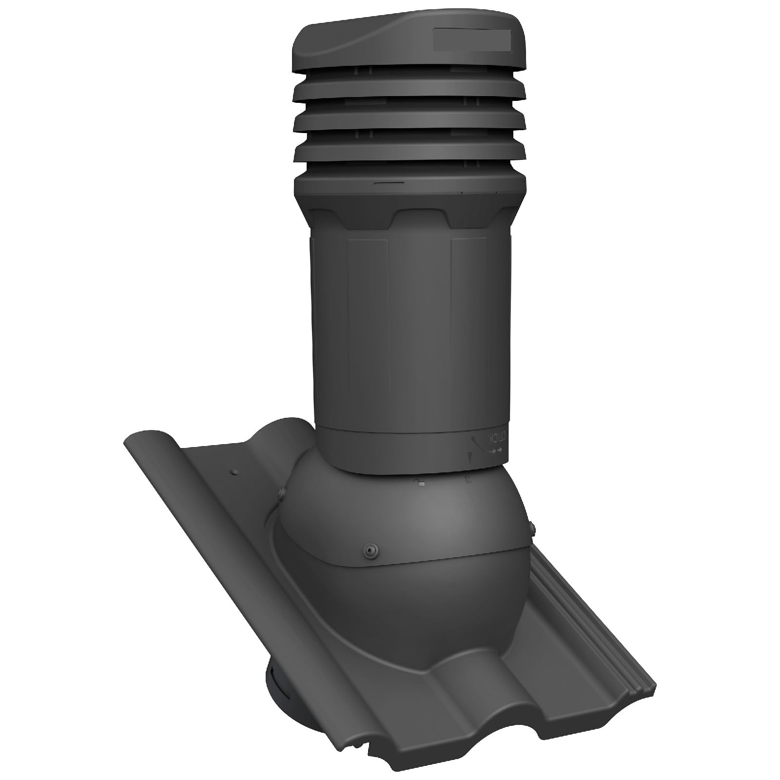 Entlüfterstein Dachlüfter 125mm - Anthrazit - RAL 7016