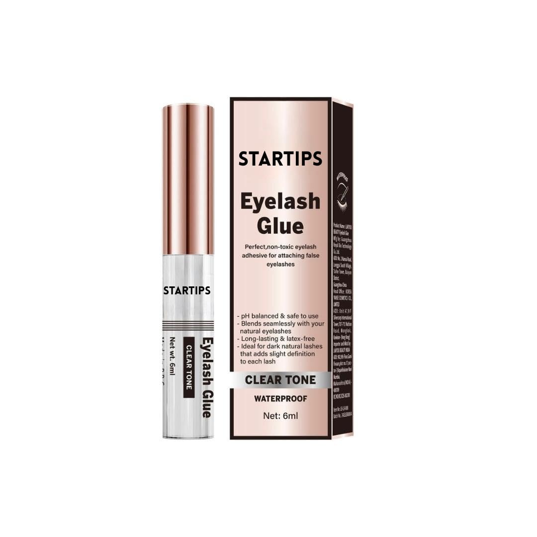 STARTIPS Waterproof Eyelash Glue Dark Tone 6ml Non Toxic Latex-Free Adhesive Long Lasting Strong Hold-picture-13