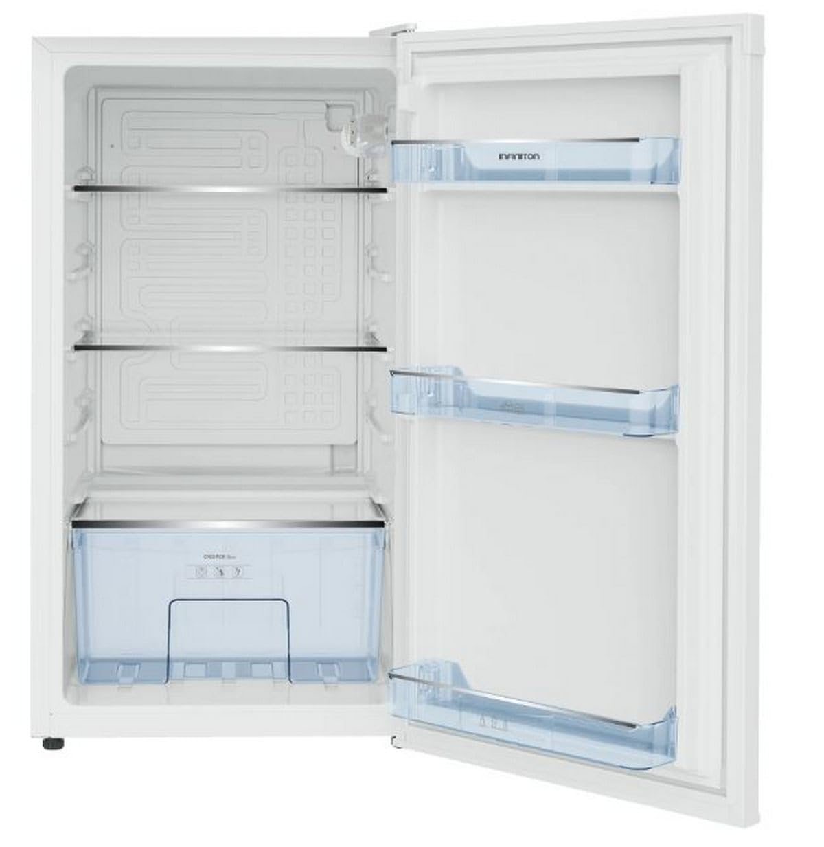 INFINITON FG-A85B - Frigorifico una puerta | Color Blanco | Alto 85cm | Capacidad 92 Litros | Temperatura regulable | Luz LED | Clase A+/F - 2