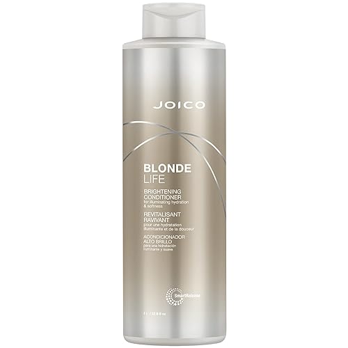 Joico Blonde Life Brightening Conditioner  For Blonde Hair  Illuminate Hydration & Softness  Add Softness & Smoothness  Sulfate Free  With Monoi &