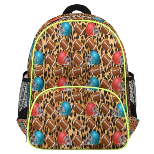 Sac à dos football léopard pour enfant - Sac scolaire et loisirs fille et garçon