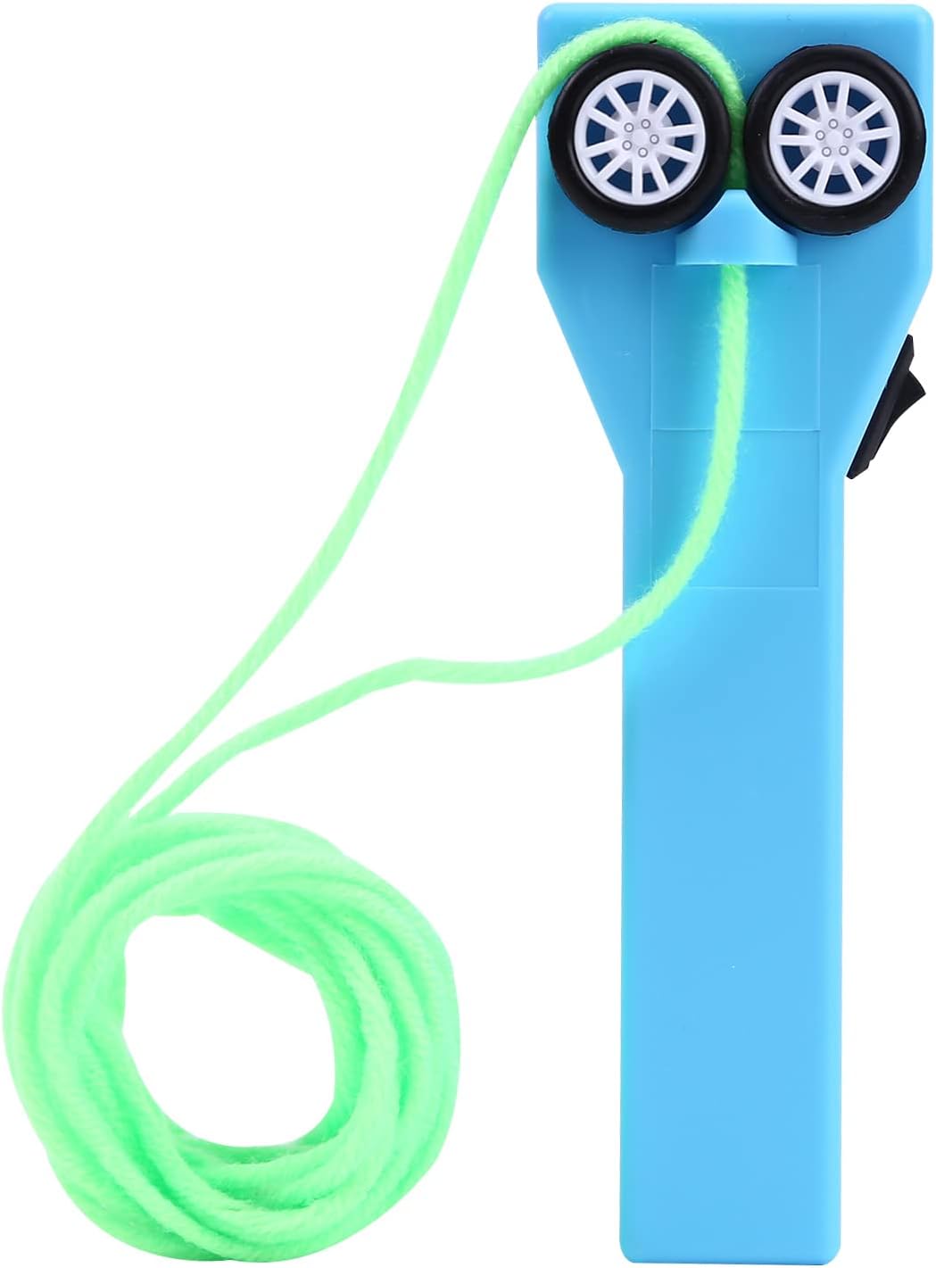 Rope Launcher Thruster Toy, Updated USB Rechargeable Rope Launcher Toy, Zip String Rope Propeller Toy, Electric Decompression Toy Kids Gift, 2 Ropes Included (Blue)