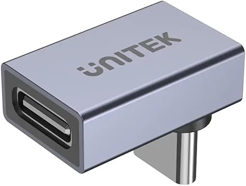 Unitek A1039GY01 USB4 90-Degree Right Angle Adapter