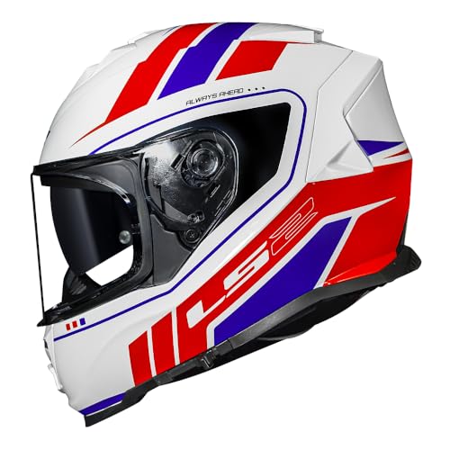 Capacete Ls2 Storm FF800 Fist White/Red - 60
