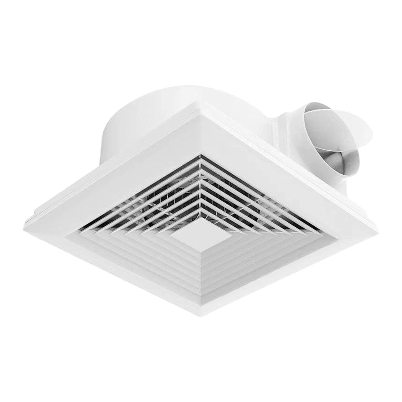 Ventilatore Da Bagno, Facile Installazione, Silenzioso, Compatto, Versatile per Doccia, Officina, Cucina, Bagno, Magazzini, 10 Inch