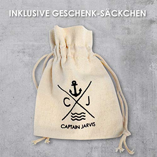 Captain Jarvis - Braccialetto con ancora per uomo