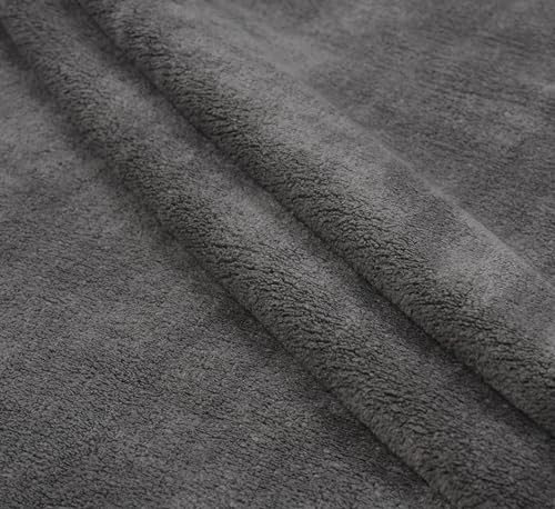 Image of Cotton Bolls Microfiber Large Bath Towel Quick Dry Super Soft Higly Absorbent Lint Free Towel for Bath for Men and Women, Travel, Gym, Beach, Pool, Yoga 70x140 CM Grey