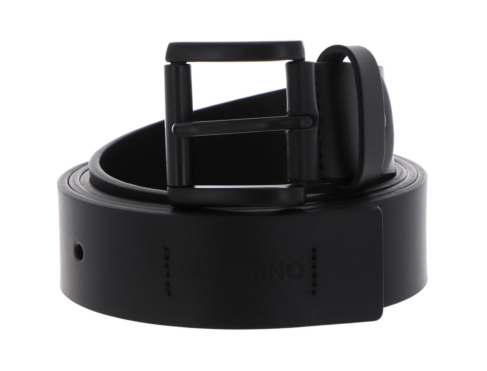 VALENTINO Bairone Classic Men's Belt W115 Nero - Can be Shortened, nero, One size