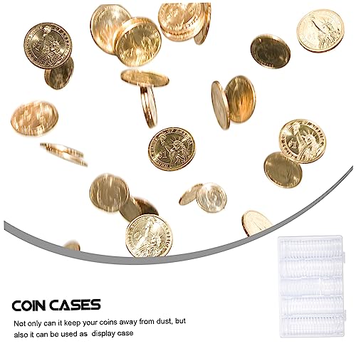 Caja para moneda con cápsula transparente miniatura 5