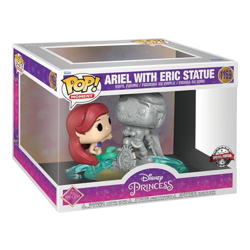 Figura Pop Disney Ultimate Princess LA Sirenita Ariel & Statue Eric Exclusive