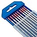Midwest Tungsten Service TIG Welding Tungsten Electrodes 10-Pack (Red - 2% Thoriated Tungsten (WT20/EWth-2), 3/32