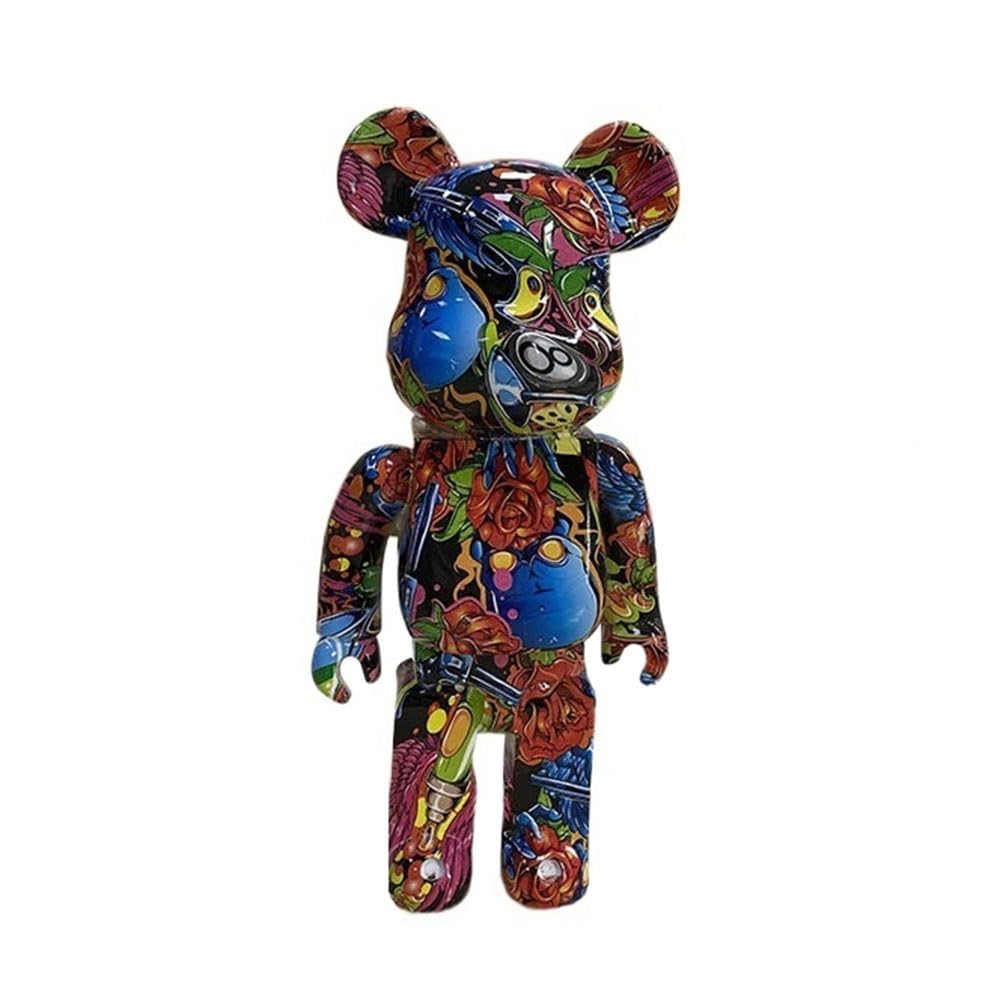 HQDFCNM Bearbrick, Violent Bear Home Showcase Decorations Tabletop Sculpture Statue 13 * 7 * 28cm