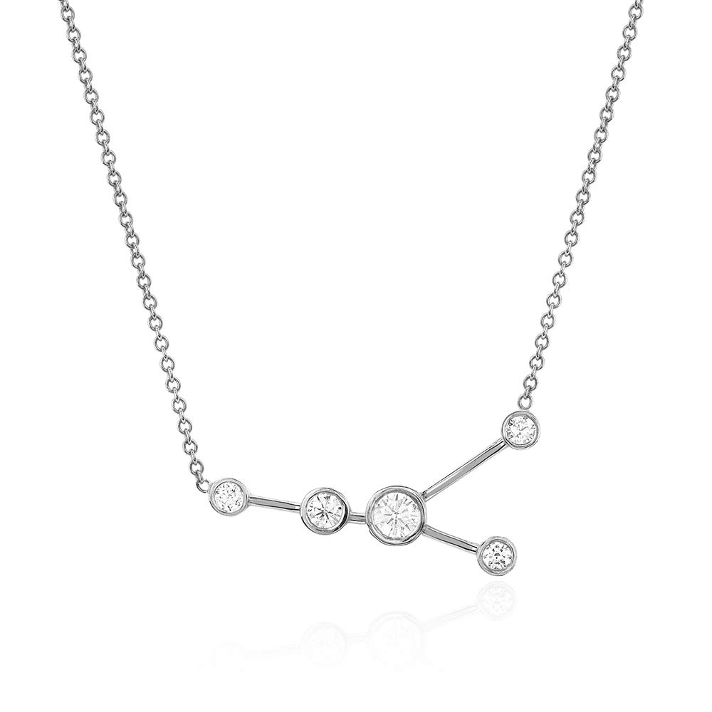 espere Sterling Silver Zodiac Necklace Constellation Jewelry Birthday Gift Sorority Sister Gift