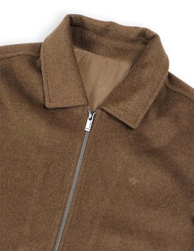 Image of Arrow Sport Men's Solid Regular Fit Casual Jacket