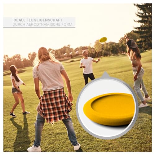 Volley® Soft Saucer Schaumstoff Frisbee (gelb)