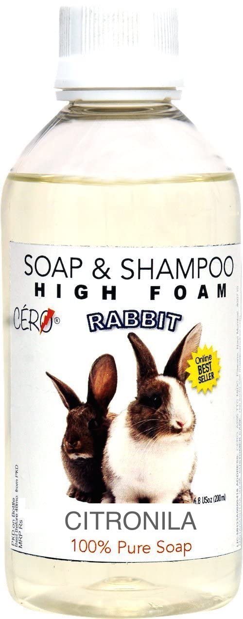 CERO ® CITRONELLA perfumed high foam shampoo for Rabbit, 100% pure soap (200ml) (B09SV31JZL) Amazon Price History, Amazon Price Tracker