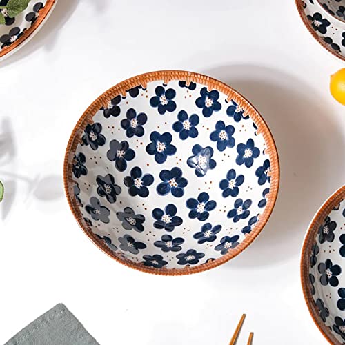 Image of Porcelain Bowls Set, 300 ML Serving Bowls Cereal, Salad, Pasta, Soup, Dessert, Suitable for Restaurant & Kitchen, Dishwasher Microwave & Oven Safe for Dining (4 -Piece)