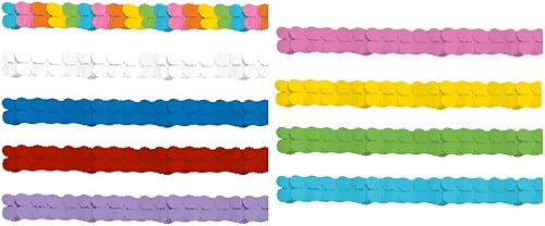 Miniatura 4 de Guirnalda de papel azul caribeño Decoración para fiestas