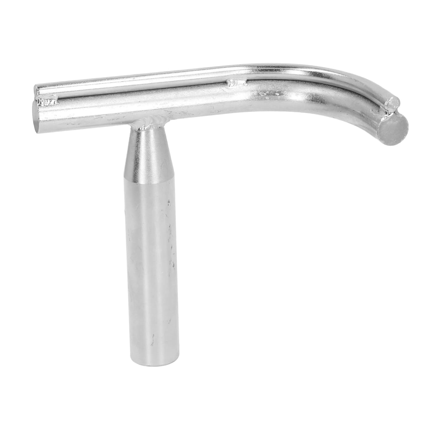 J Curved Wood Lathe Tool Rest, Alloy Steel Construction, 25mm Post for Woodworking Lathes, Unique Concave for Stable Operation, and Proof