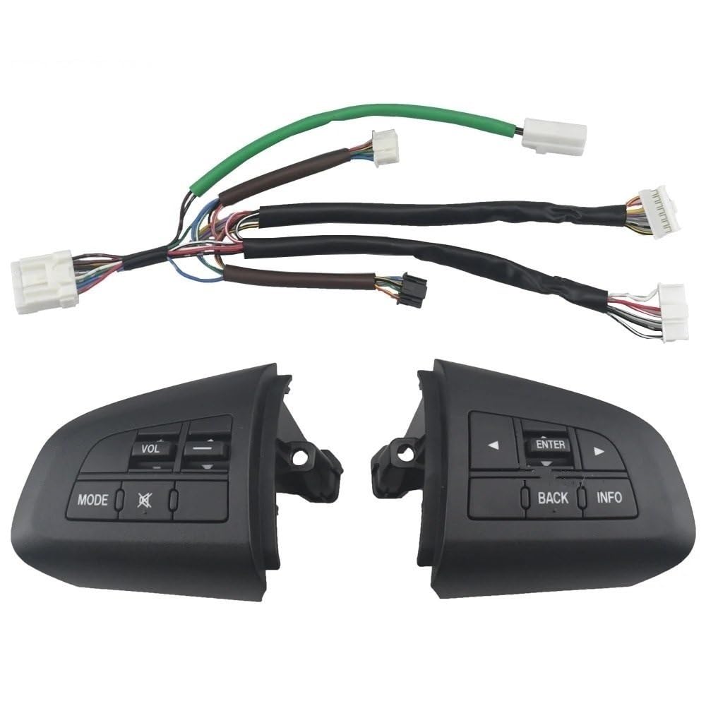 Interrupteur de commande au volant pour Mazda CX5 2012 commutateur de remplacement noir ABS - 6