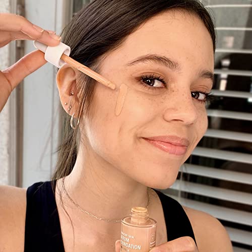 Neutrogena Healthy Skin Sensitive Skin Serum Foundation With Pro-Vitamin B5, Color Correcting & Pore Minimizing Liquid Foundation & Face Serum, Buildable Coverage, Medium 02, 1 Oz #TOP1