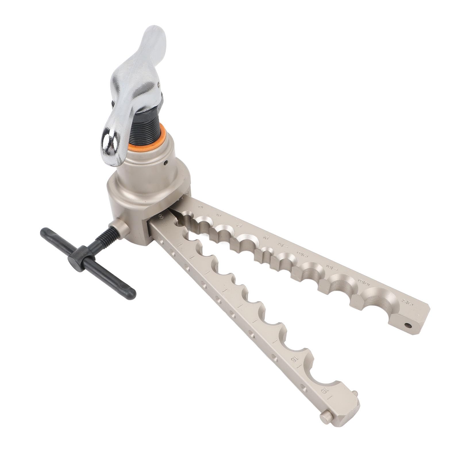 Kit de herramientas profesionales para abocardar tuberías de cobre, expansor de tubos de 9 mm de acero con alto contenido de carbono, diseño remachado duradero, abocardado preciso