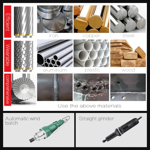 Set de 10 fresas de carburo de tungsteno para rotar miniatura 7