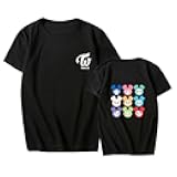 Twice Unisex T-Shirt Twice Cartoon Shirt NaYeon Sana Mina Momo Tzuyu Dahyun Tee Shirt