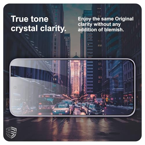 Image of Military-Grade Gorilla Tempered Glass For Vivo V70 FE and Vivo T5 Pro (6.83 Inch) With Installation Kit | Edge to Edge Coverage | Black