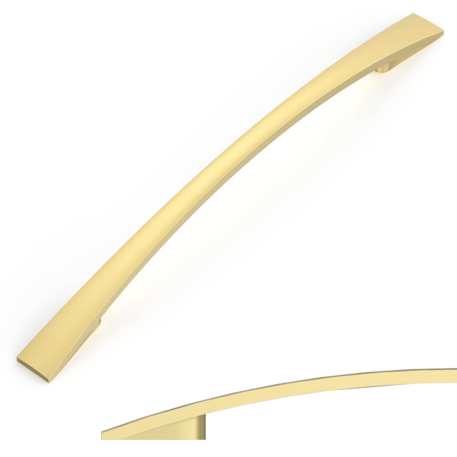 Amerdeco 10 pezzi Maniglie per Mobili Oro da Cucina Distanza fori 160mm Maniglie cucina armadietti in maniglie cucina per maniglie cassetti UK0023