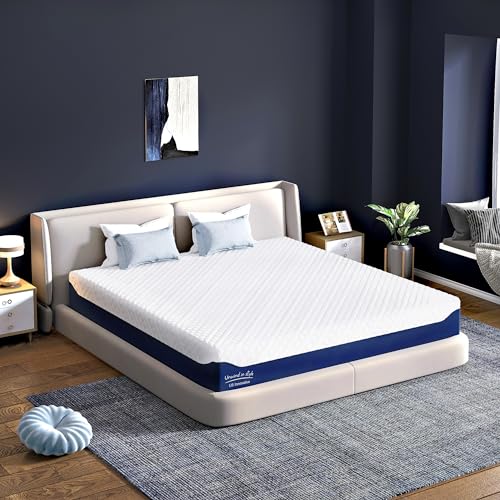 Sogessleep S6-20ZJGY-U5A12Q-WB-US Queen Mattress, 12 Inch Green Tea Gel Memory Foam Mattress Queen thumb #6