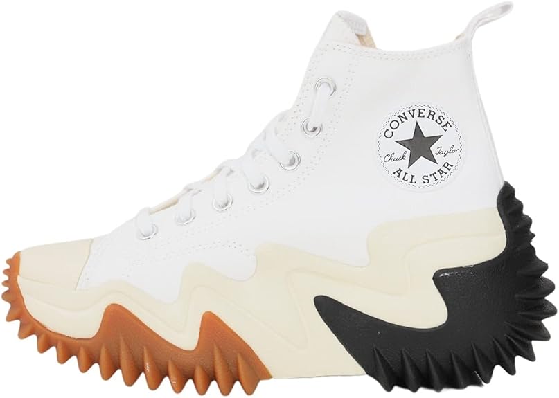 Converse Run Star Motion White 171546c, White Black Gum, 6
