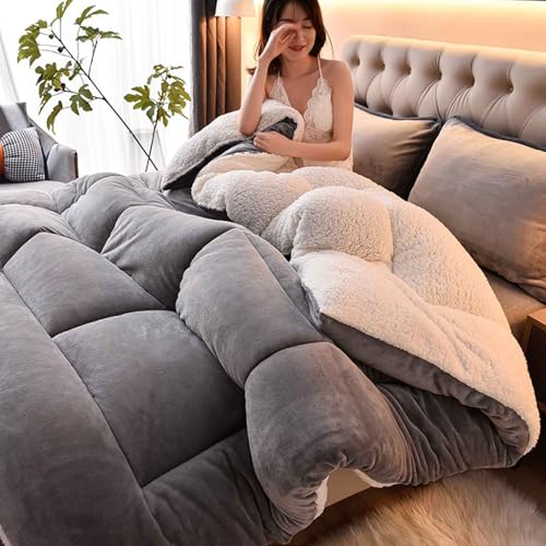 MTHGH Bettdecke Winterdecke,Winter Steppdecke Dicker Lamm-Kaschmir, Decke,...