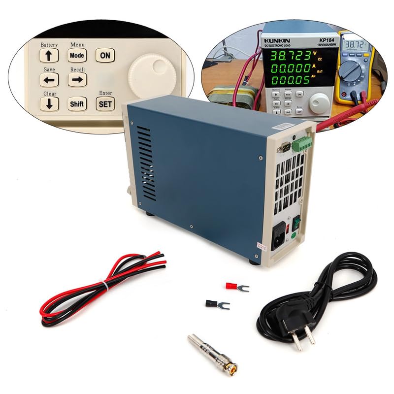 Batteria Capacità Tester 1.5 kW Kp184 LED Driver DC Carico elettronico Programmabile Rs485232 Controllo Carica Batteria (300 × 90 × 190)