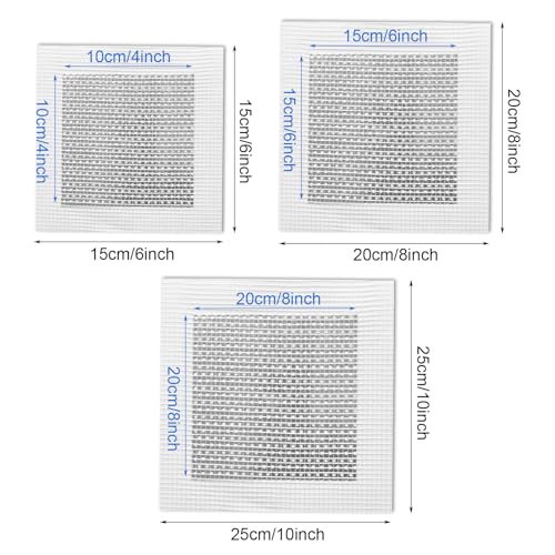 TSHAOUN 6 Stücke Aluminium Wand Reparatur Patch Selbstklebend Wandreparatur Patch Selbstklebendes,4/6/8 Zoll Faser Netz Verzinkter zum Abdecken von Bohrlöchern und Rissen im Putzen (4,6,8 Inch)