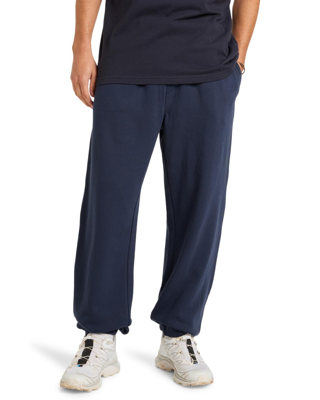 Quiksilver Elastic Waist Pants Graphic Jogger Men's Black S