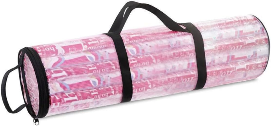 FOMIYES 4pcs Multi-use Cylindrical Christmas Pouch for Easy Storage Transparent Organizer Bag for Holiday Wrapping and Present Storage