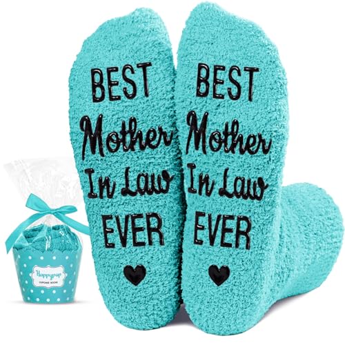 HAPPYPOP Gifts for Mother in Law - Gifts from Daughter in Law, Mothers Day Birthday Socks, Stocking Stuffers