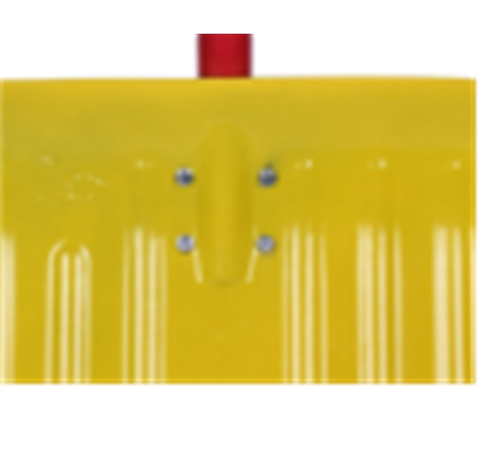 Pala De Nieve para Coche Pala De Nieve Cuadrada con Cabezal Amarillo For Quitar La Nieve Y Barrer La Nieve En El Exterior del Hogar para Actividades Al Aire Libre(144cm)